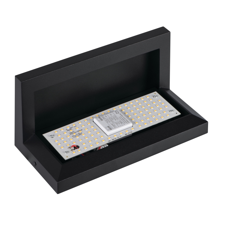 LED zunanja stenska svetilka LERTO LED/12W/230V IP54 črna