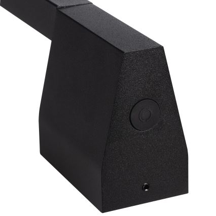 LED zunanja stenska svetilka YALTE LED/9W/230V 3000/4000/6500K 61,5 cm IP54 črna