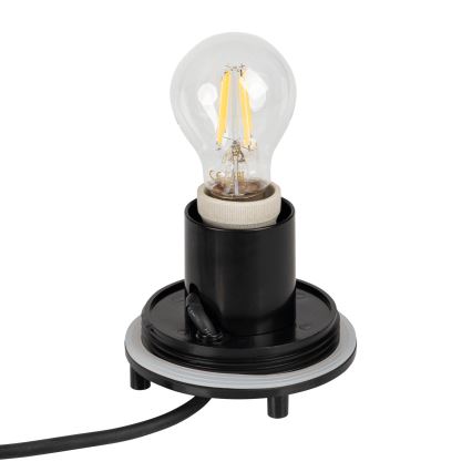 Zunanja svetilka STONO 1xE27/15W/230V premer 20 cm IP65 bela