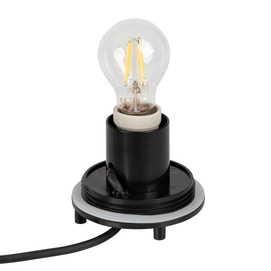 Zunanja svetilka STONO 1xE27/15W/230V premer 20 cm IP65 bela