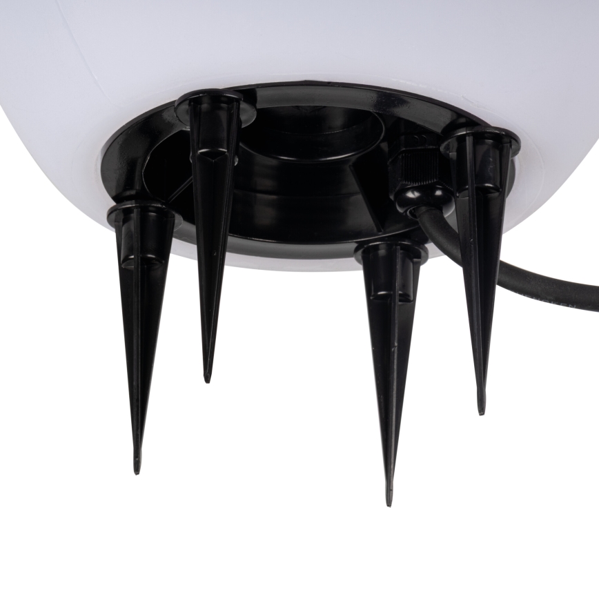 Zunanja svetilka STONO, 1×E27 (20 W), 230 V, premer 30 cm, IP65, bela