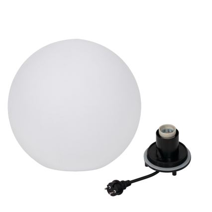 Zunanja svetilka STONO 1xE27/20W/230V premer 40 cm IP65 bela