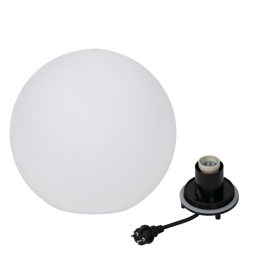 Zunanja svetilka STONO 1xE27/20W/230V premer 40 cm IP65 bela