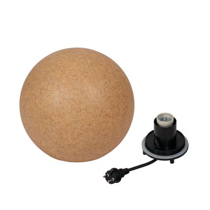 Zunanja svetilka STONO 1xE27/20W/230V, premer 30 cm, IP65, bež
