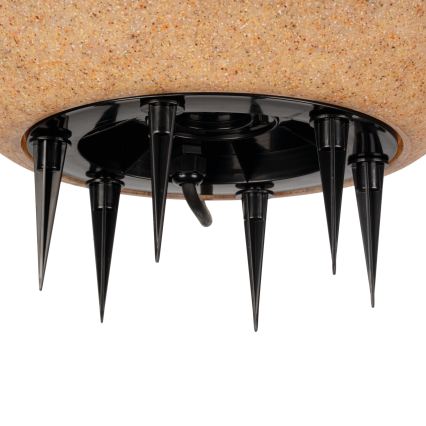 Zunanja svetilka STONO 1xE27/20W/230V, premer 50 cm, IP65, bež