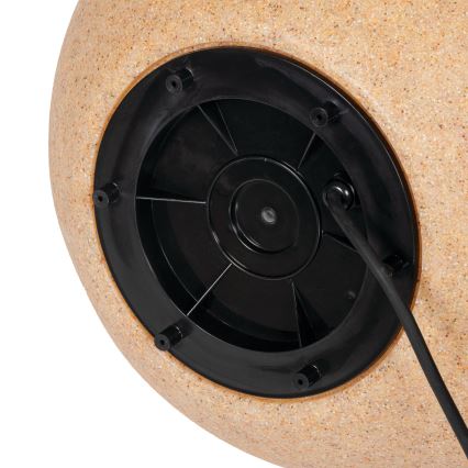 Zunanja svetilka STONO 1xE27/20W/230V, premer 50 cm, IP65, bež