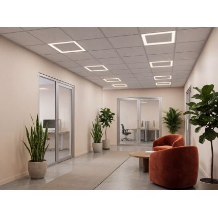 LED vgradni okvir AVAR LED/32W/230V 3000/4000/6000K 60x60 cm UGR19