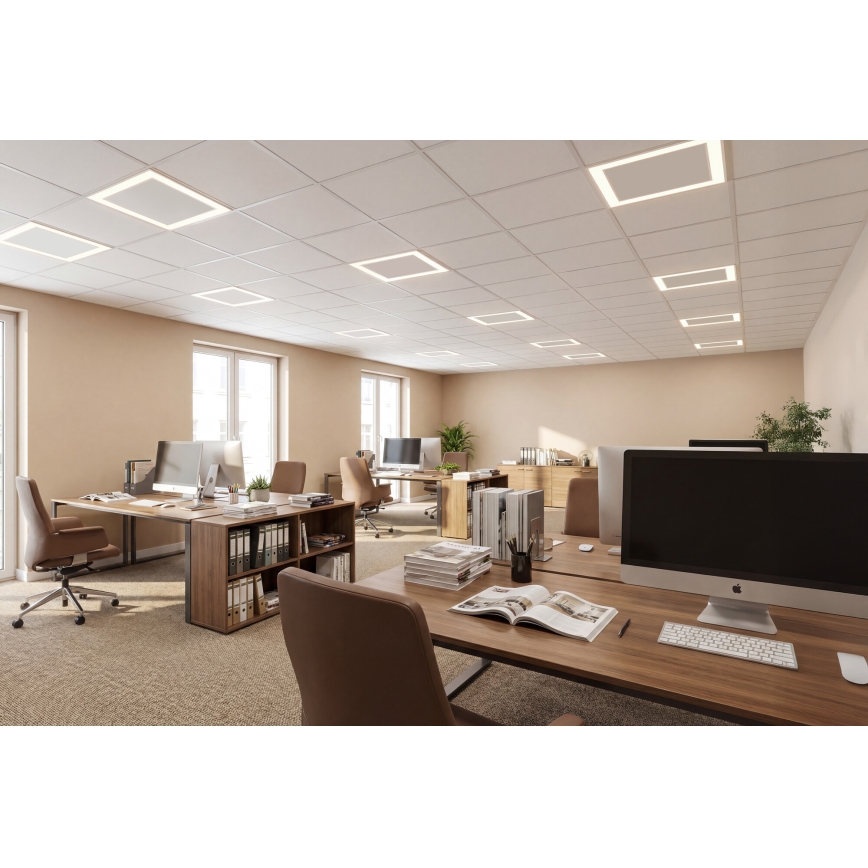 LED vgradni okvir AVAR LED/32W/230V 3000/4000/6000K 60x60 cm UGR19