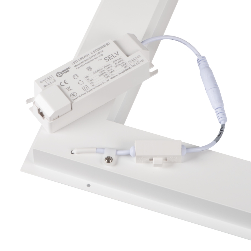 LED vgradni okvir AVAR LED/32W/230V 3000/4000/6000K 60x60 cm UGR19