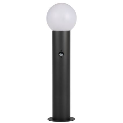 Zunanja svetilka s senzorjema gibanja in mraka STONO 1xE27/15W/230V 80 cm IP65 antracit