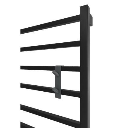 Kavelj za radiator INOX, nerjaveče jeklo/antracit