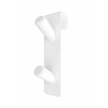 Kavelj za radiator INOX (nerjaveče jeklo)/bela