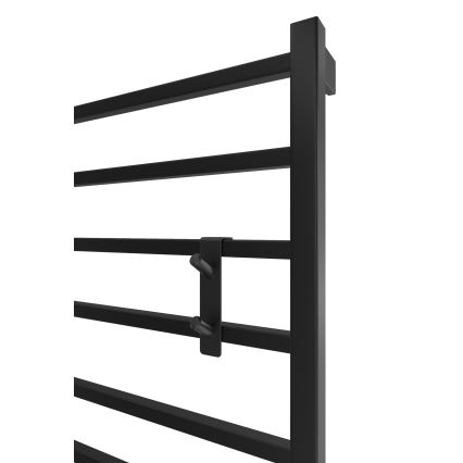 Kavelj za radiator INOX (nerjaveče jeklo) – črn