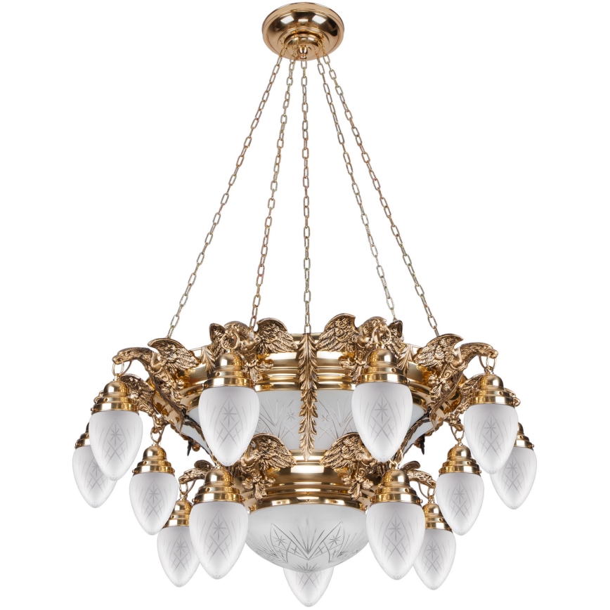 Kemar OW150 - Lestenec OURO EAGLE 15xE27/60W/230V + 6xE27/100W/230V