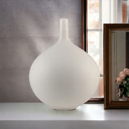Keramična vaza 24 cm, bela