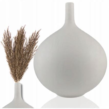 Keramična vaza 24 cm, bela