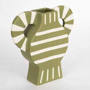 Keramična vaza 32x30,8 cm zelena