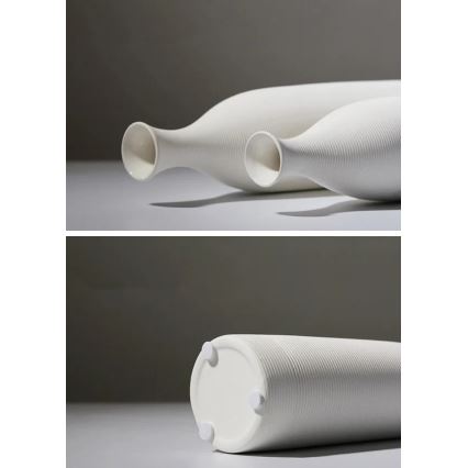 Keramična vaza 33 cm, bela