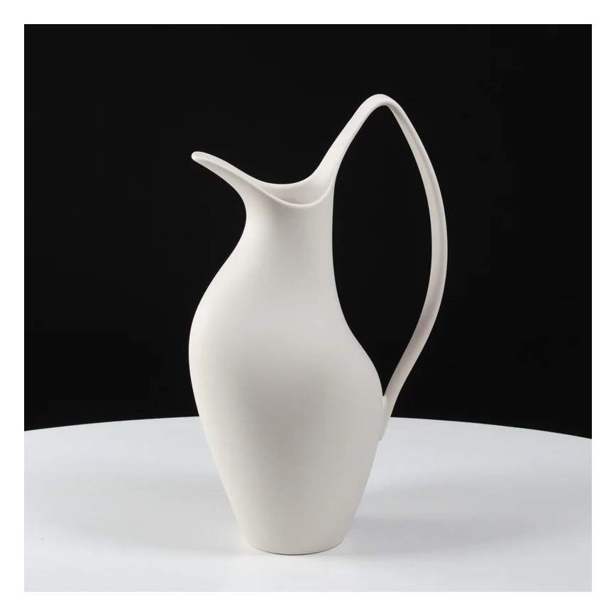 Keramična vaza 33x17x19 cm, bela