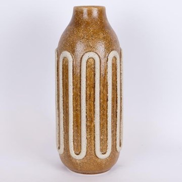 Keramična vaza 39x16,3 cm rjava