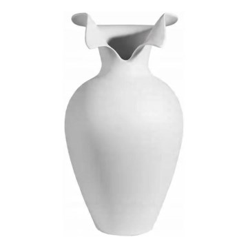 Keramična vaza 41,5x23 cm bela