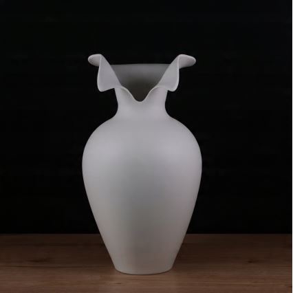 Keramična vaza 41,5x23 cm bela