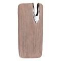 Keramična vaza 43x19,5x9,5 cm rjava/srebrna