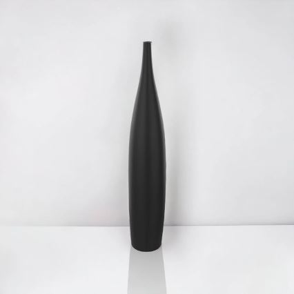 Keramična vaza, 70 cm, matna črna