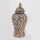 Keramični jar 33,5x16 cm zlata/siva