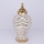 Keramični jar 42,2x21,1 cm zlata/bela