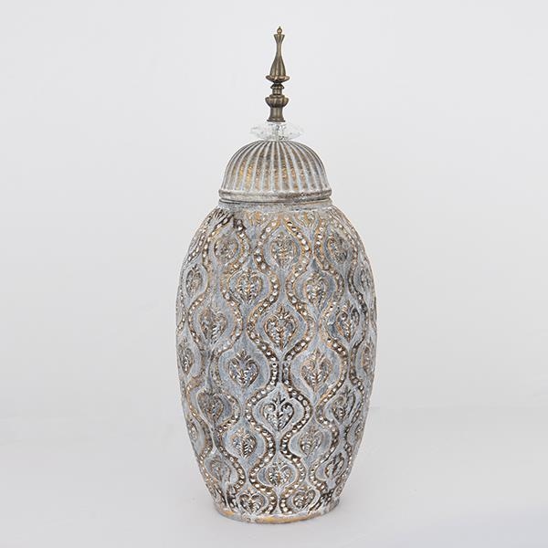Keramični jar 47x20,5x15,5 cm siva