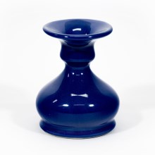 Keramični svečnik 8,5 cm temno modra