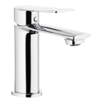 KFA Armatura 4422-815-00 - Pipa za umivalnik + odtok s prelivom AGAT 15,2 cm sijajni krom