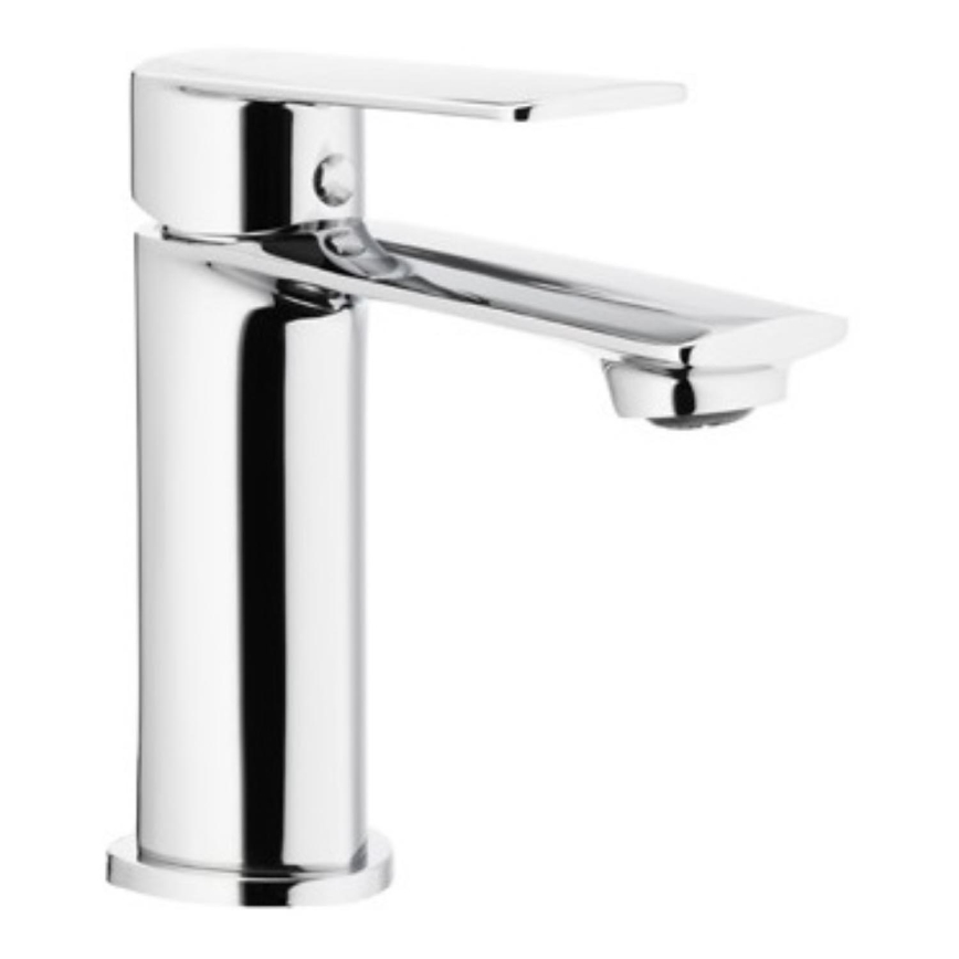 KFA Armatura 4422-815-00 - Pipa za umivalnik + odtok s prelivom AGAT 15,2 cm sijajni krom