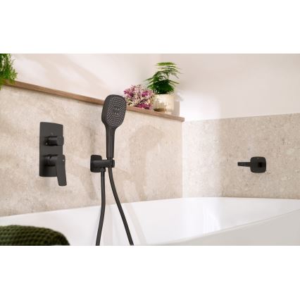 KFA Armatura 4529-501-81 - Tuš komplet s podometno armaturo MALAGA črna