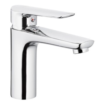 KFA Armatura 5022-815-00 - Pipa za umivalnik + odtok s prelivom TANZANIT 15,4 cm sijajni krom
