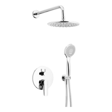 KFA Armatura 5029-501-00 - Tuš set s podometno pipo TANZANIT sijajni krom