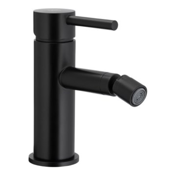 KFA Armatura 5037-015-81 - Pipa za bide + odtok s prelivom MOZA mat črna