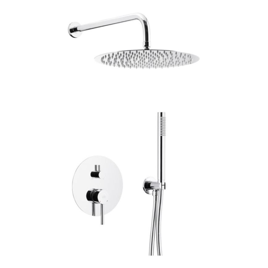 KFA Armatura 5039-501-00 - Tuš set s podometno pipo MOZA sijajni krom