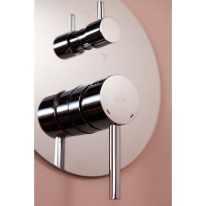 KFA Armatura 5039-501-00 - Tuš set s podometno pipo MOZA sijajni krom
