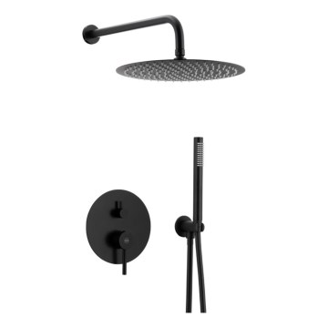 KFA Armatura 5039-501-81 - Tuš set s podometno pipo MOZA mat črna