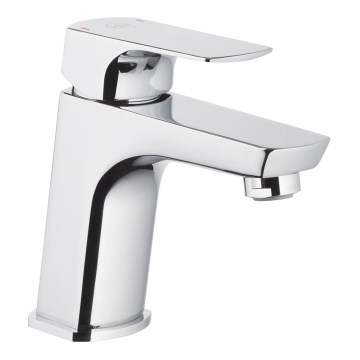 KFA Armatura 5532-815-00 - Pipa za umivalnik + odtok s prelivom MOKAIT 13,9 cm sijajni krom