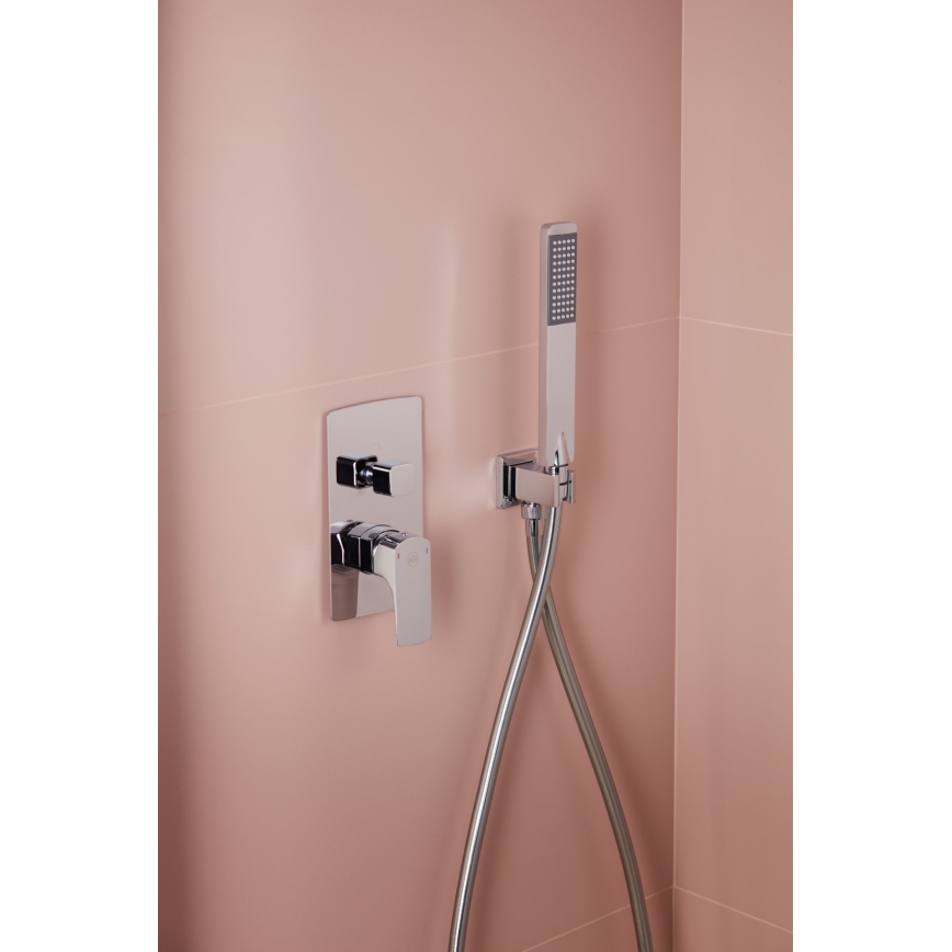 KFA Armatura 5539-511-00 - Tuš set s podometno pipo MOKAIT sijajni krom
