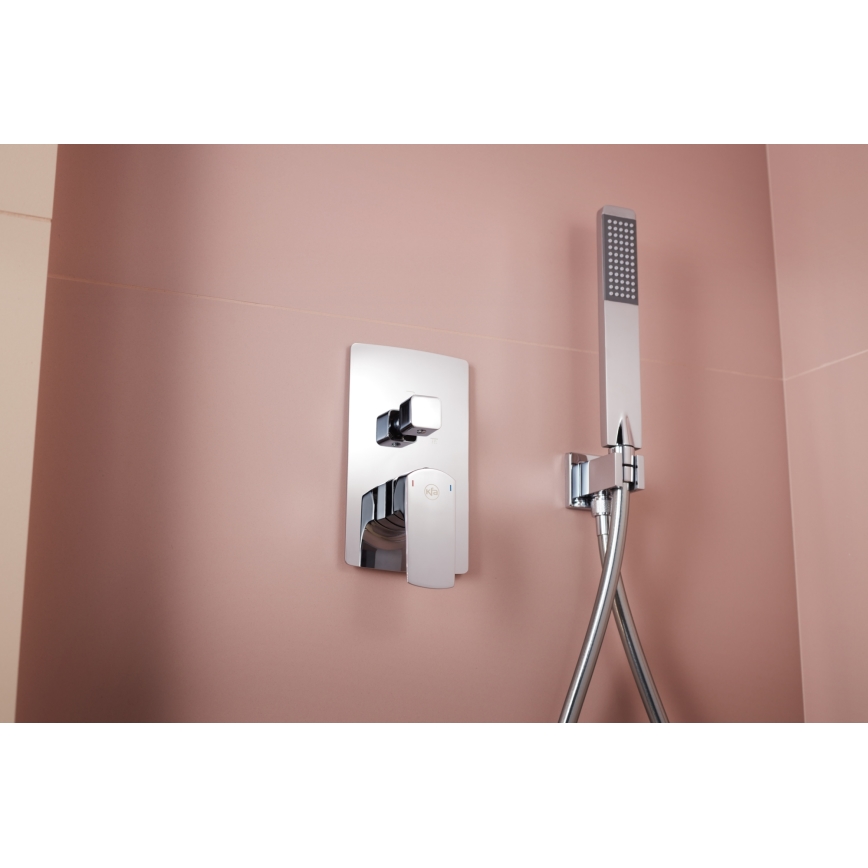 KFA Armatura 5539-511-00 - Tuš set s podometno pipo MOKAIT sijajni krom