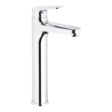 KFA Armatura 5552-712-00 - Pipa za umivalnik + odtok s prelivom OTAVA 30,2 cm sijajni krom