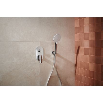 KFA Armatura 5559-501-00 - Tuš komplet s podometno armaturo OTAVA, sijajni krom