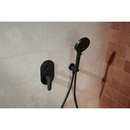 KFA Armatura 5559-501-81 - Tuš komplet s podometno baterijo OTAVA mat črna