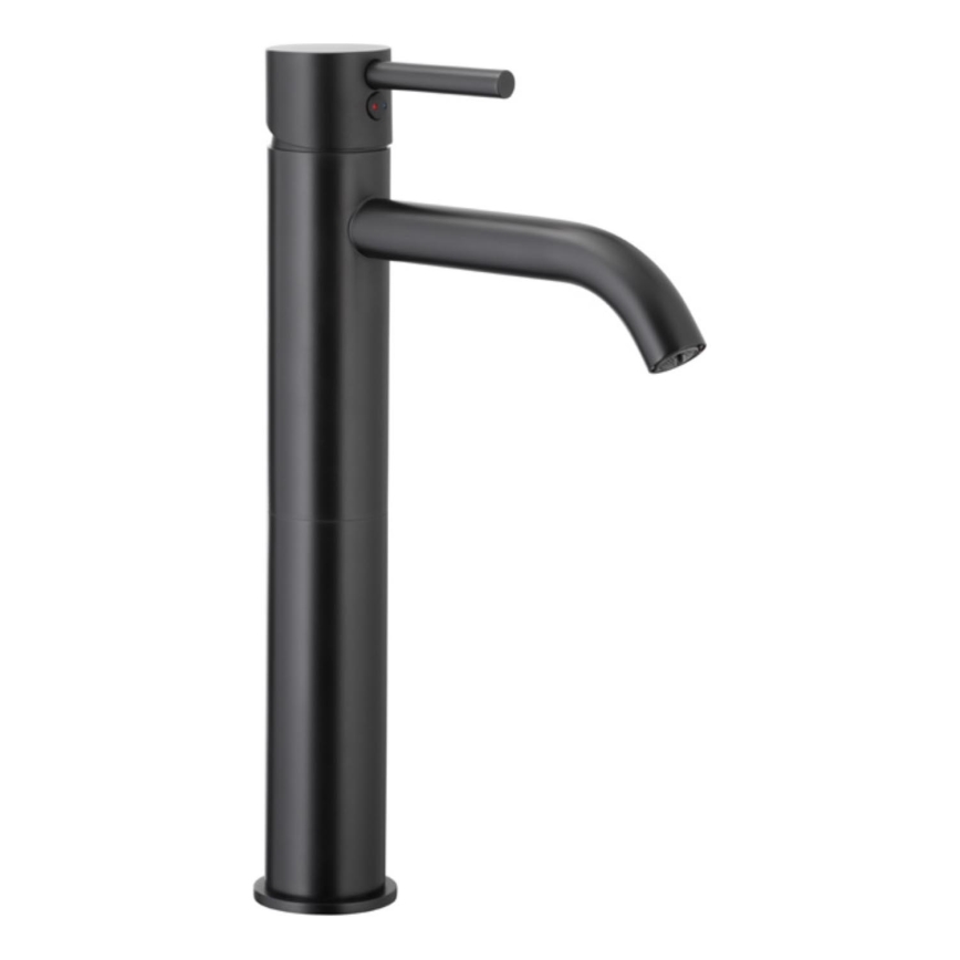 KFA Armatura 5822-612-81 - Pipa za umivalnik NEDA 29,5 cm medenina/mat črna