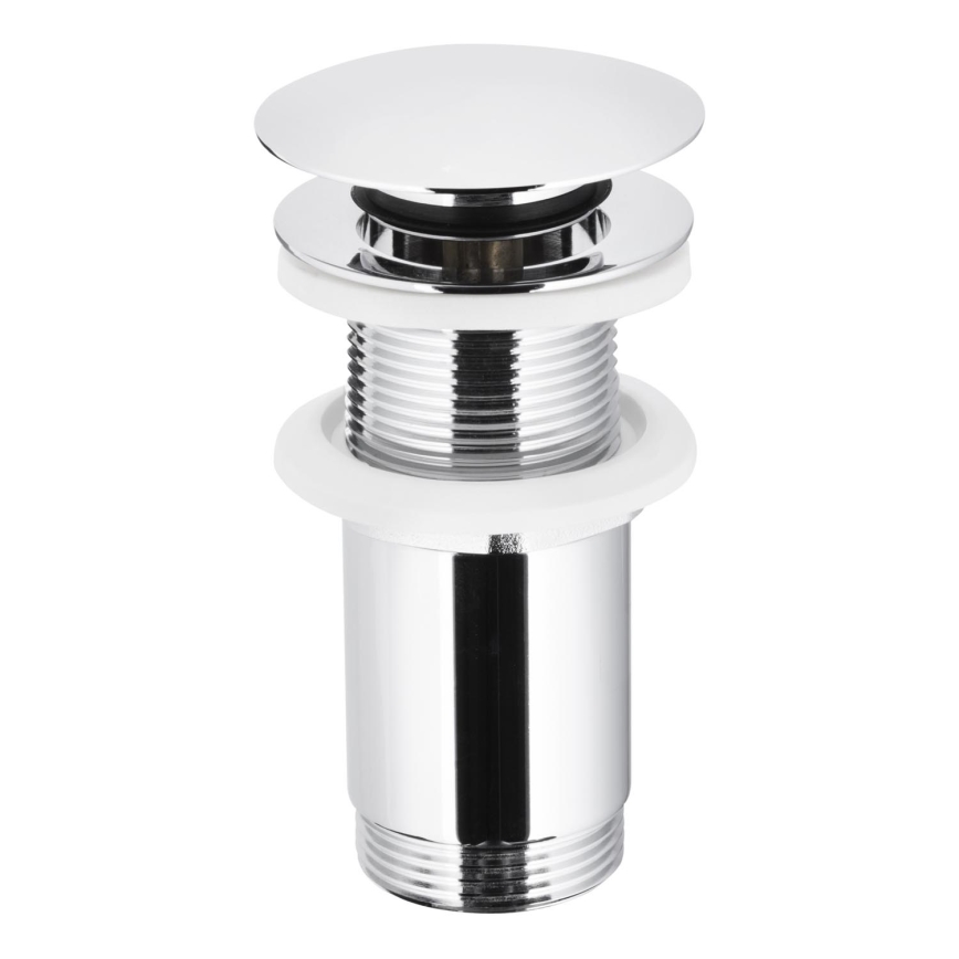 KFA Armatura 660-253-00 - Odpadni bazen brez preliva CLICK-CLACK pr. 6,6 cm sijajni krom