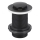 KFA Armatura 660-353-81 - Odpadni bazen brez preliva CLICK-CLACK pr. 6,2 cm medenina/mat črna